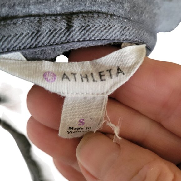 Athleta‎ Gray Long Sleeve Tunic Dress S beach coastal comfort - Picture 6 of 7